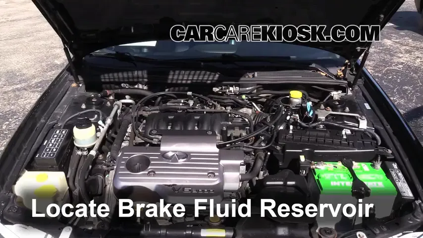 2001 Infiniti I30 T 3.0L V6 Brake Fluid Add Fluid